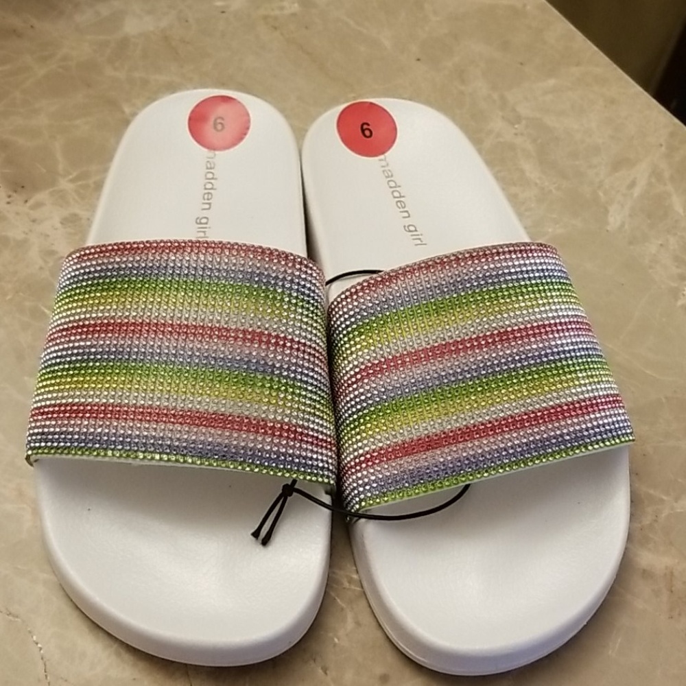Madden Girl Rainbow Sandals